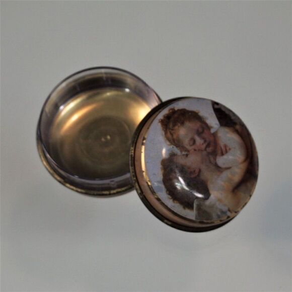 Mint Cachous Candy Tin Round Miniature Chambers Candy Company England - Picture 3 of 5